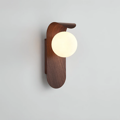 Simple Wooden LED Wall Light