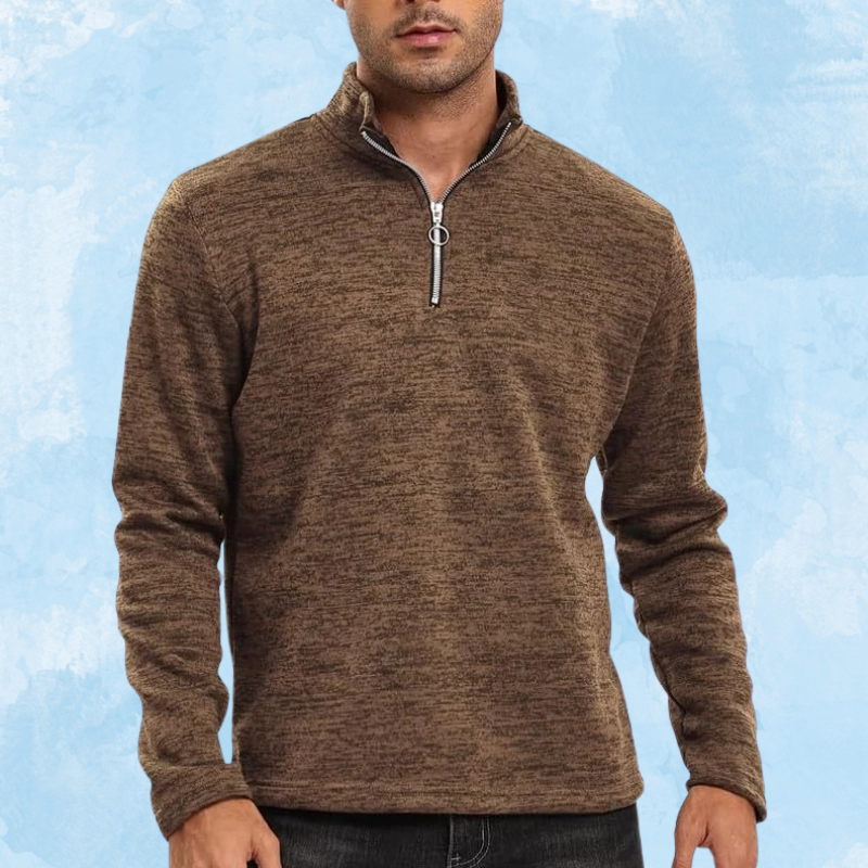 Warm Men's High Neck Winter Sweater