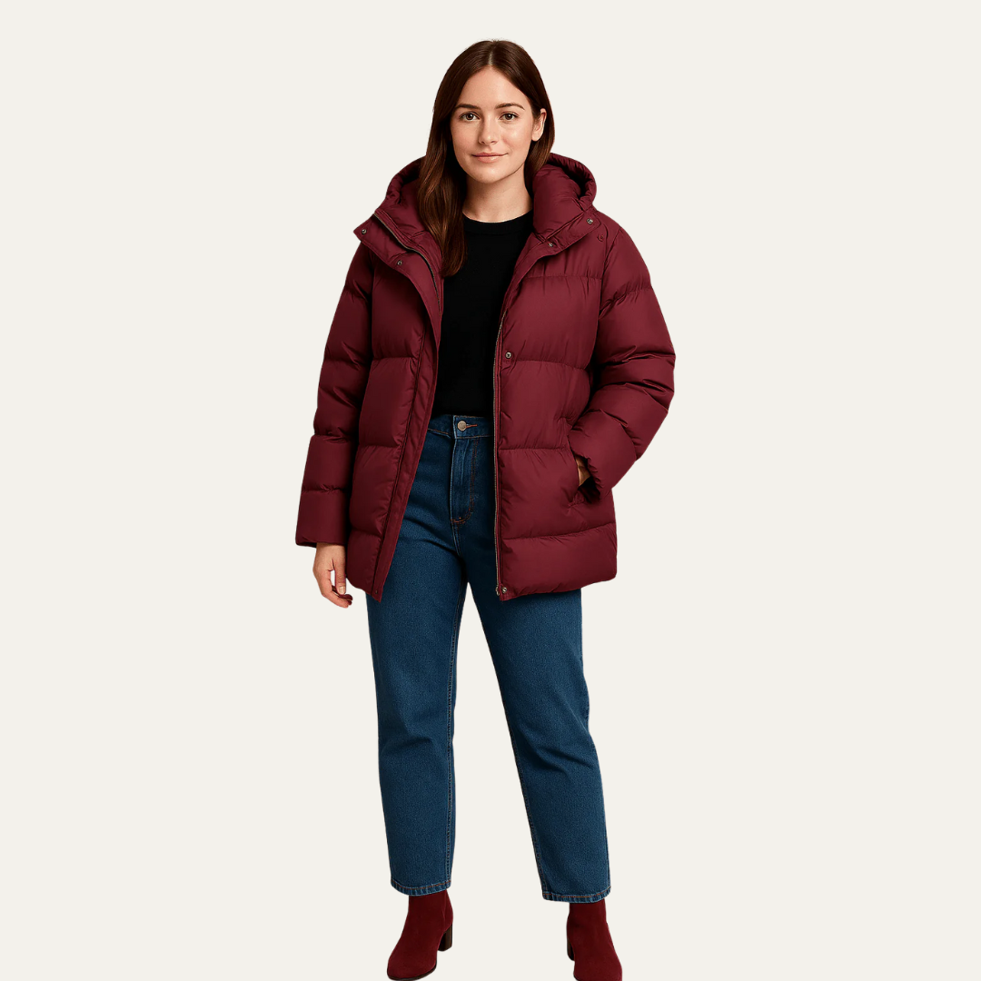 VogeLuxe | Women’s Short Quilted Puffer Jacket