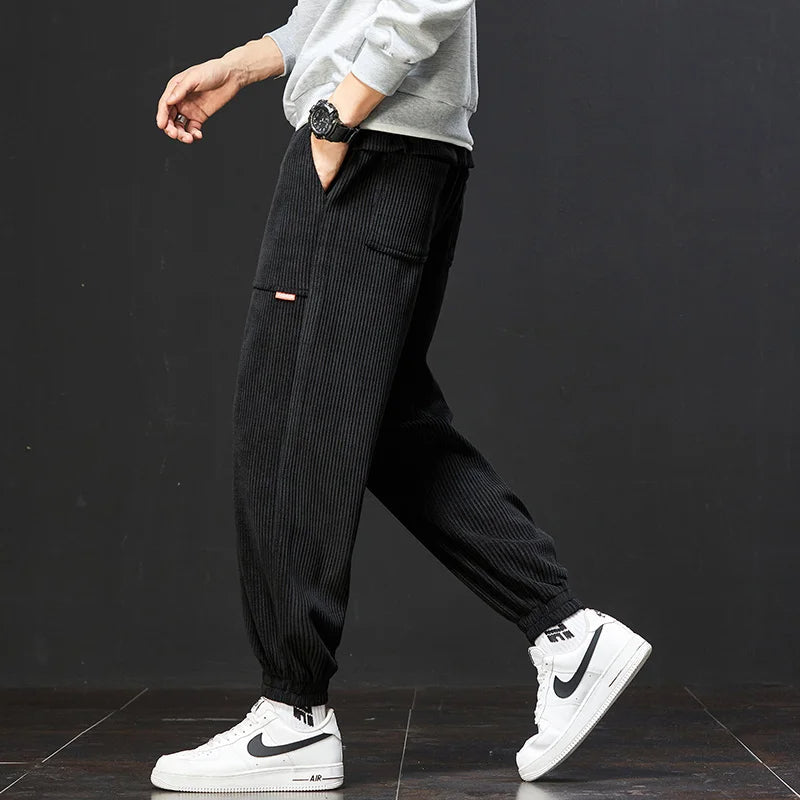 Comfortable Corduroy Running Pants