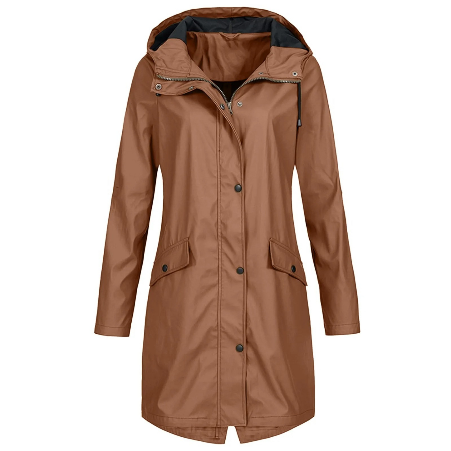 Relaxed Fit Water Resistant Trench Coat