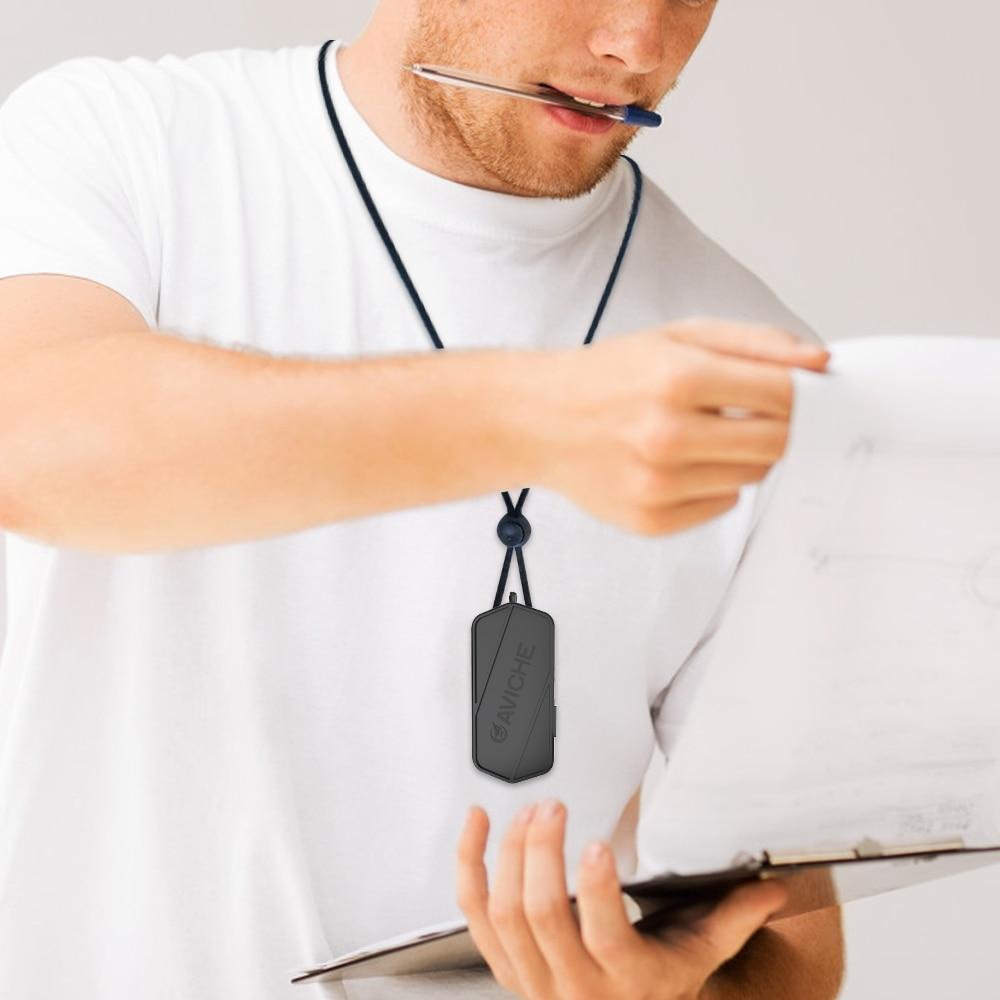 Compact Air Purifying Necklace With Negative Ion - VogeLuxe