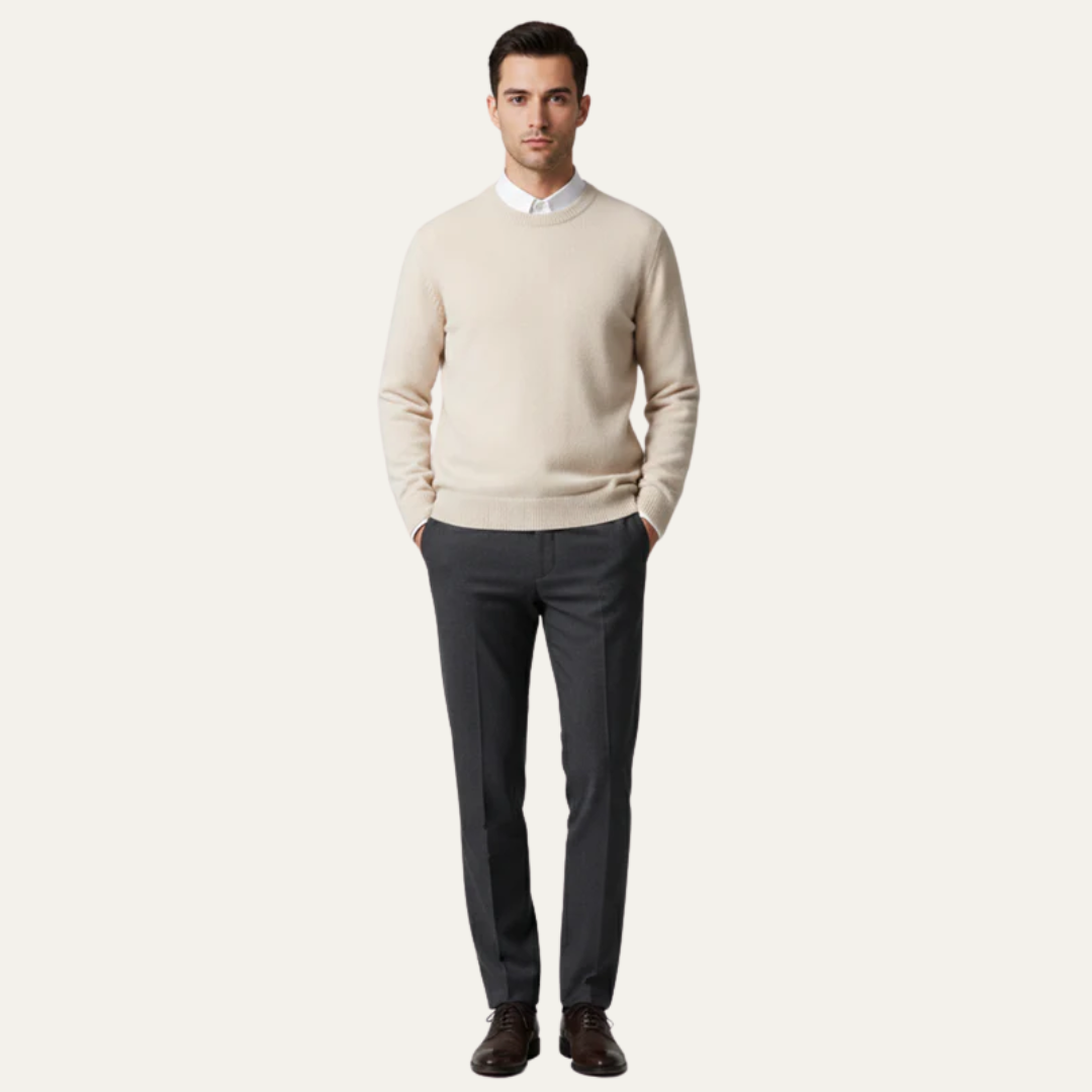 VogeLuxe | Men’s Short Sleeve Waffle Knit Crew Neck Top
