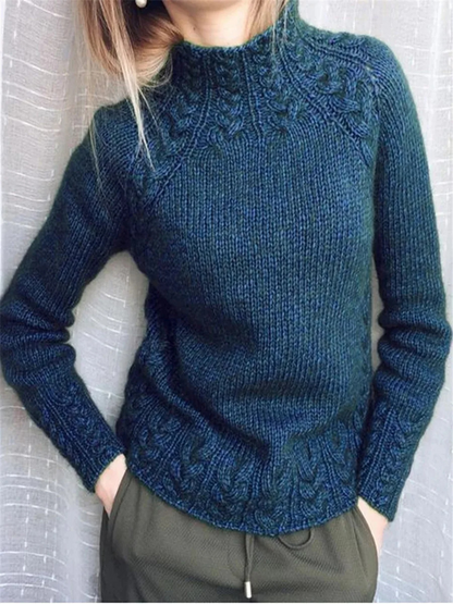 Stylish Women's Fit Knitted Winter Sweater