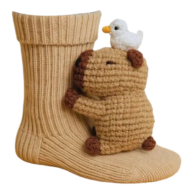 Fun Plush Animal Hug Socks