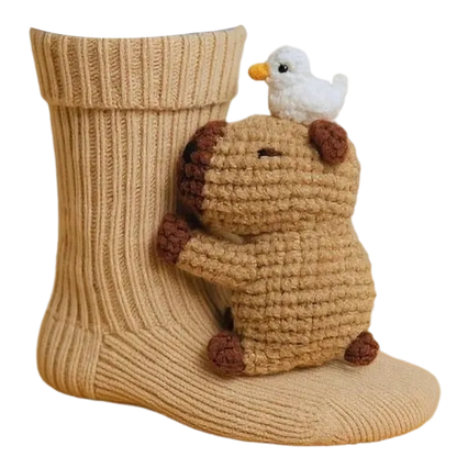 Fun Plush Animal Hug Socks