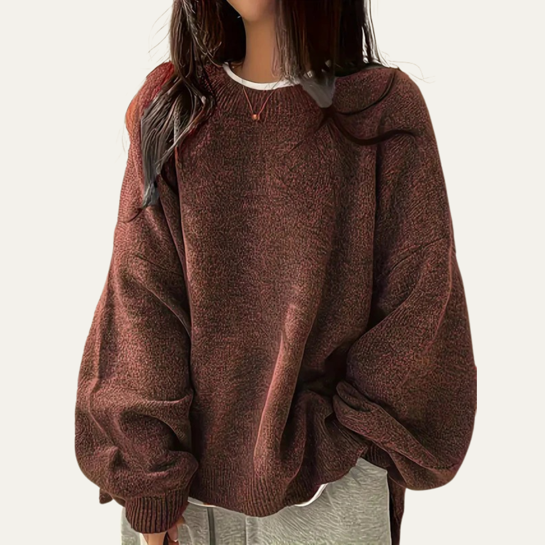 VogeLuxe | Women’s Oversized Balloon Sleeve Knit Sweater