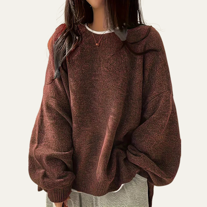 VogeLuxe | Women’s Oversized Balloon Sleeve Knit Sweater