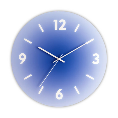 Modern Silent Glass Wall Clock