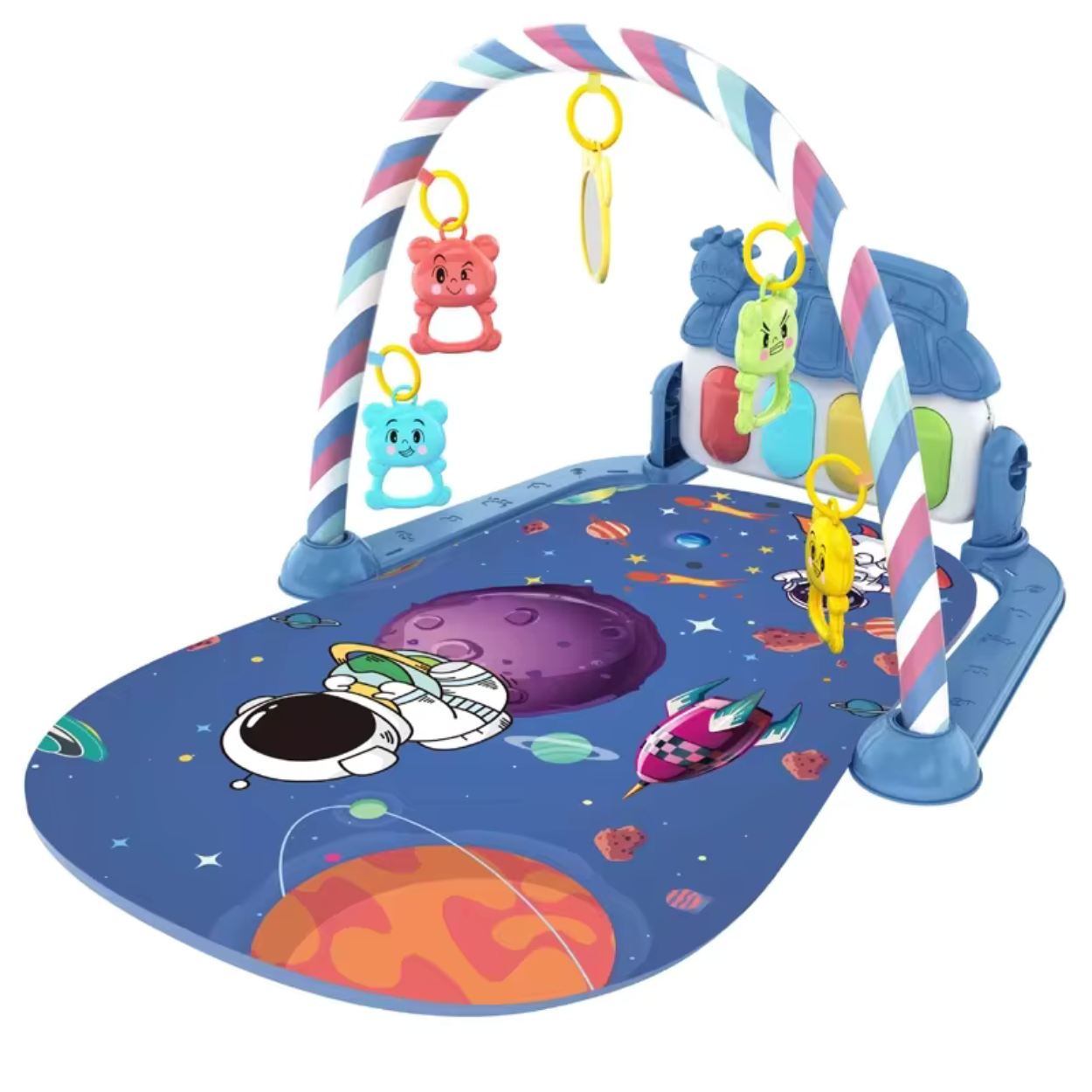 Fun Baby Playmat with Music and Toys
