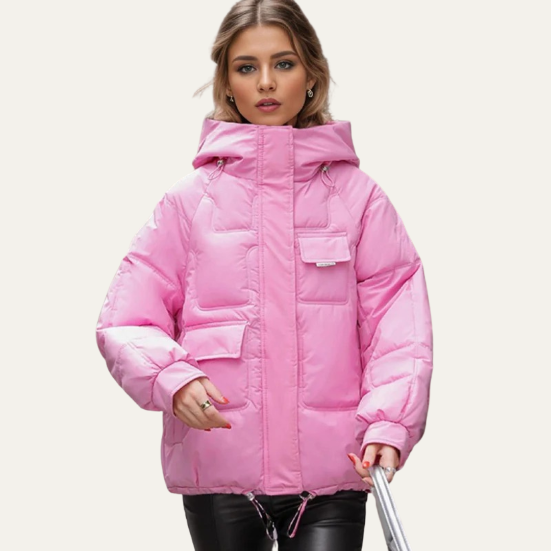 VogeLuxe | Women’s Utility Cropped Puffer Jacket
