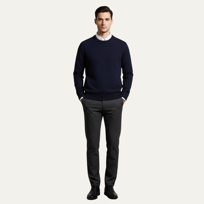 VogeLuxe | Men’s Fine Knit V Neck Cardigan