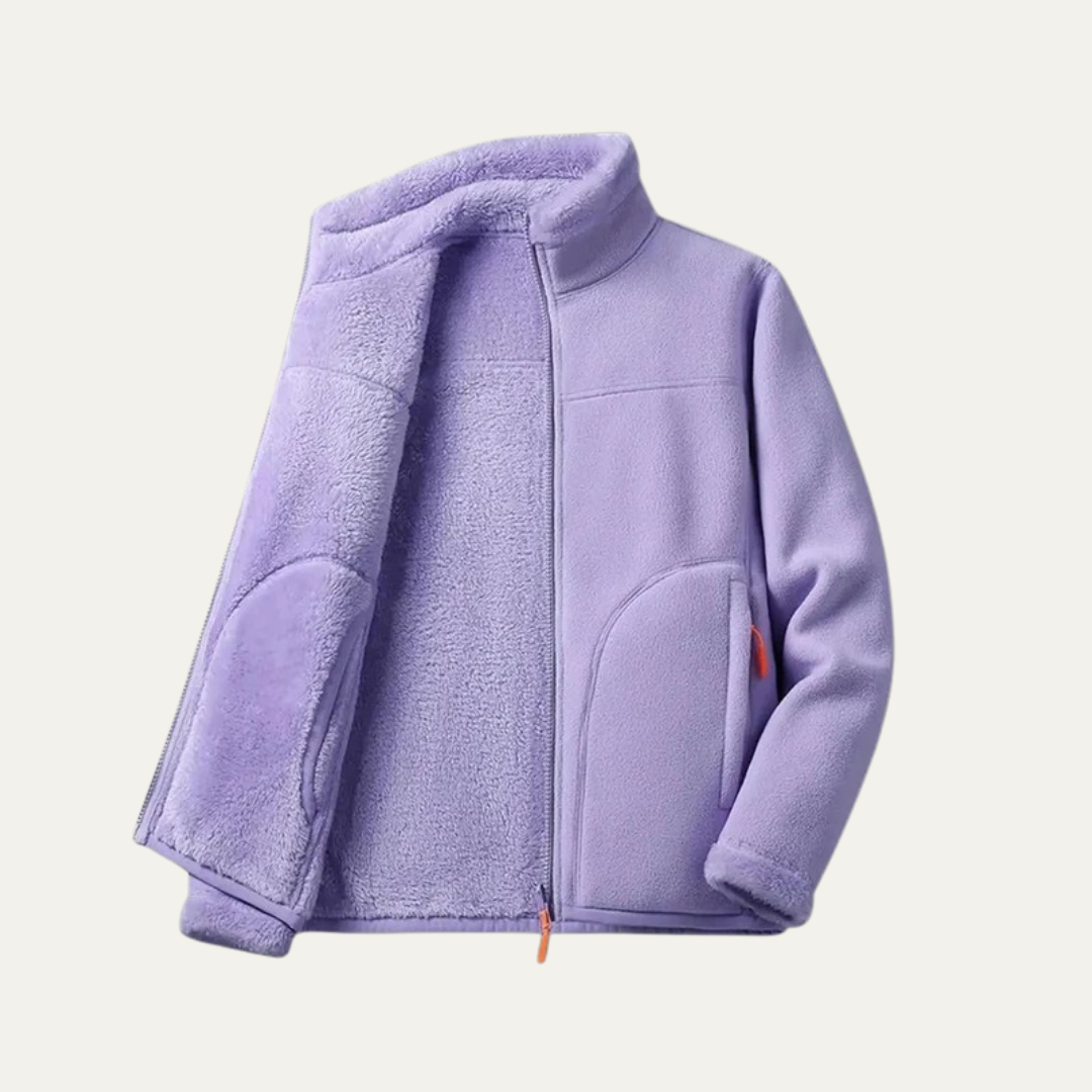 VogeLuxe | Women’s Soft Zip Fleece Jacket