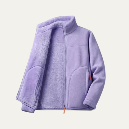 VogeLuxe | Women’s Soft Zip Fleece Jacket