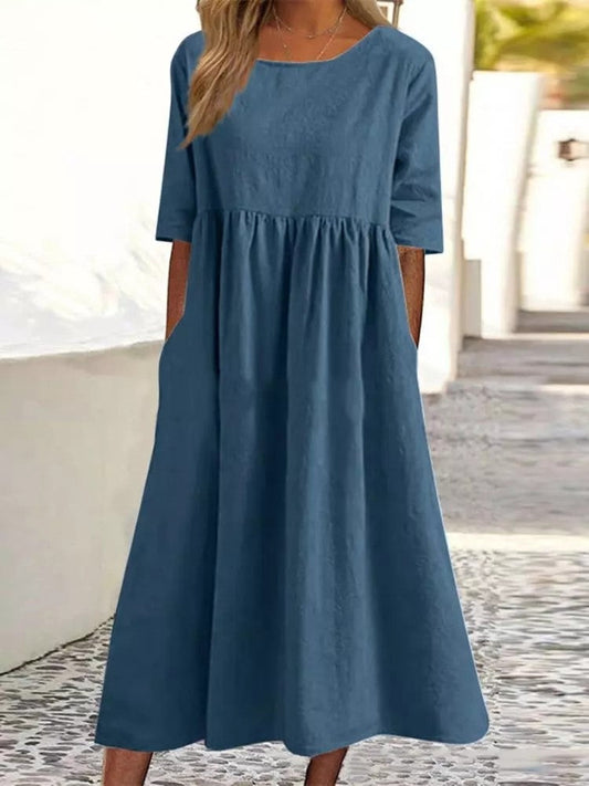 Casual Sleeveless Summer Dress for Women - VogeLuxe
