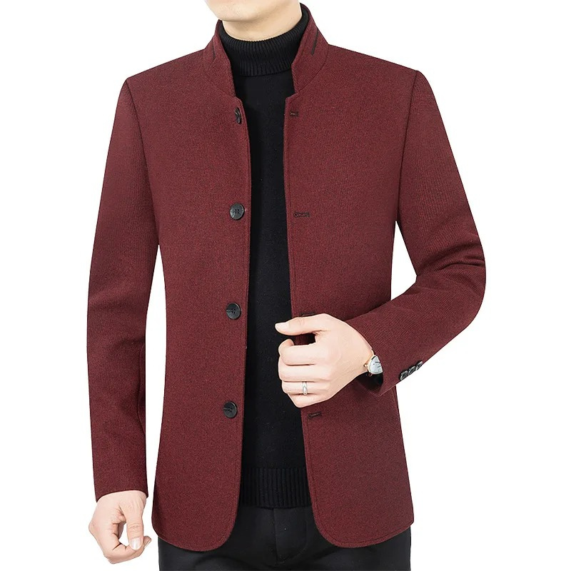 Men's Classic Fit Blazer with Four Button Front