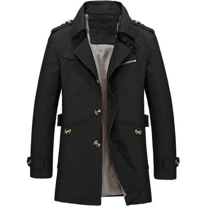 Classic Men's Long Coat