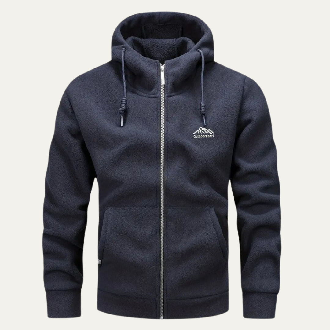 VogeLuxe | Men’s Mountain Fleece Zip Hoodie