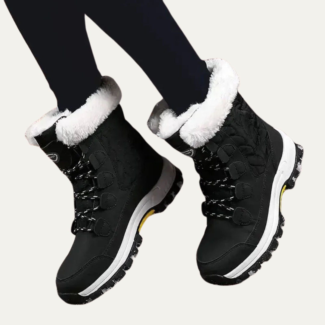 VogeLuxe | Women’s Quilted Faux Fur Winter Snow Boots