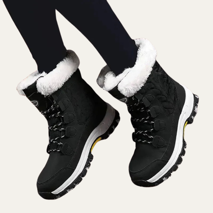 VogeLuxe | Women’s Quilted Faux Fur Winter Snow Boots