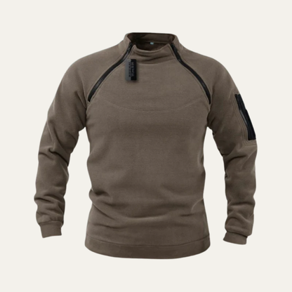 VogeLuxe | Men’s Technical Fleece Mock Neck Pullover