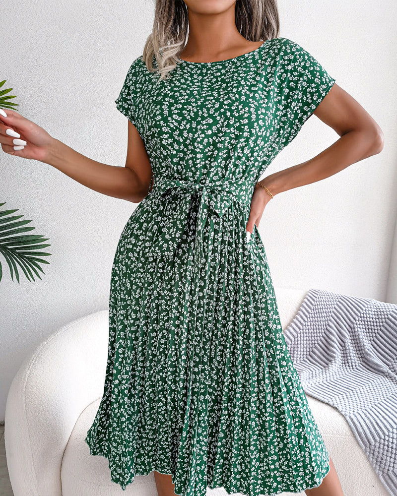 Lightweight Ladies Sundress with Neck Tie - VogeLuxe