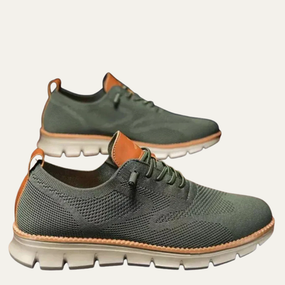 VogeLuxe | Men’s Mixed Media Low Top Platform Sneakers
