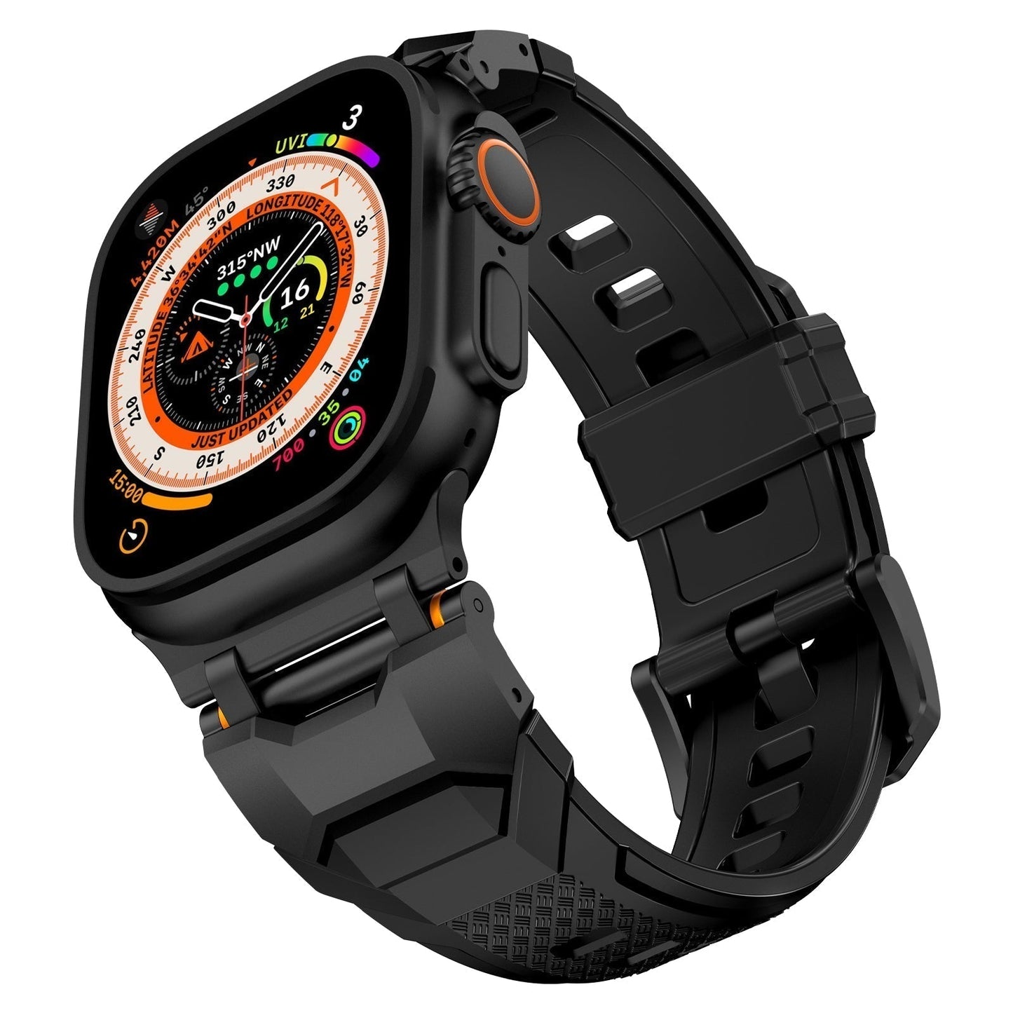Durable Rubber Strap for Apple Watch