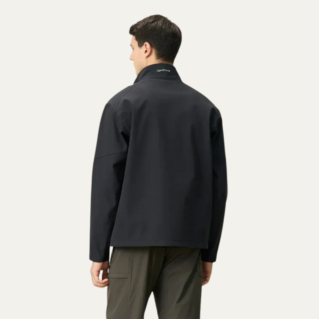 VogeLuxe | Men’s Technical Softshell Jacket with Stand Collar