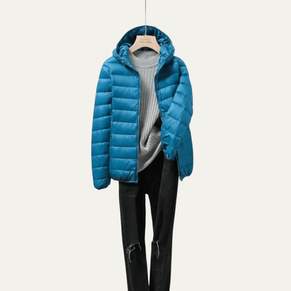 VogeLuxe | Women’s Shiny Ultralight Puffer Jacket
