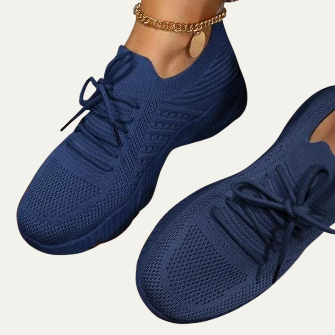 VogeLuxe | Women’s Lightweight Slip On Platform Sneakers