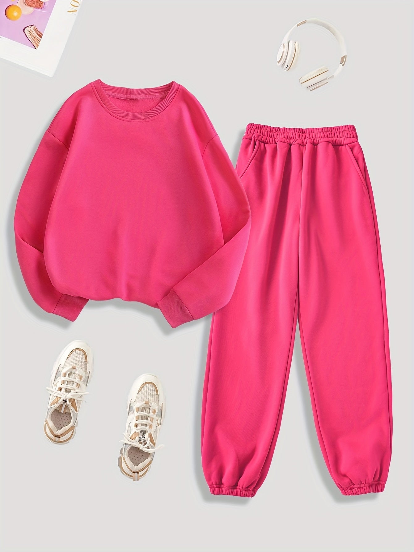 Soft Women's Jogging Suit Relaxed Fit Outdoor Wear