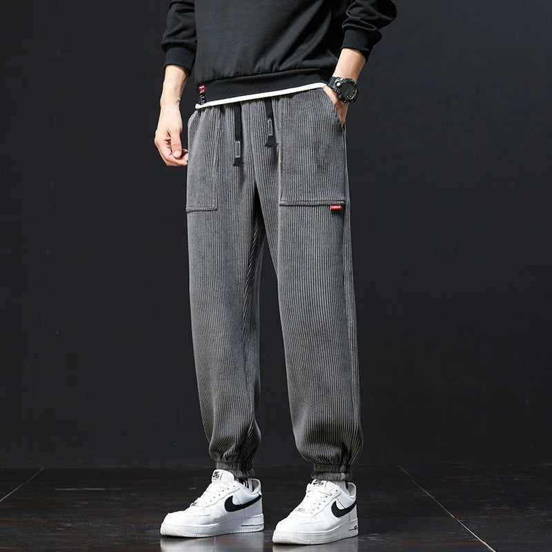 Comfortable Corduroy Running Pants
