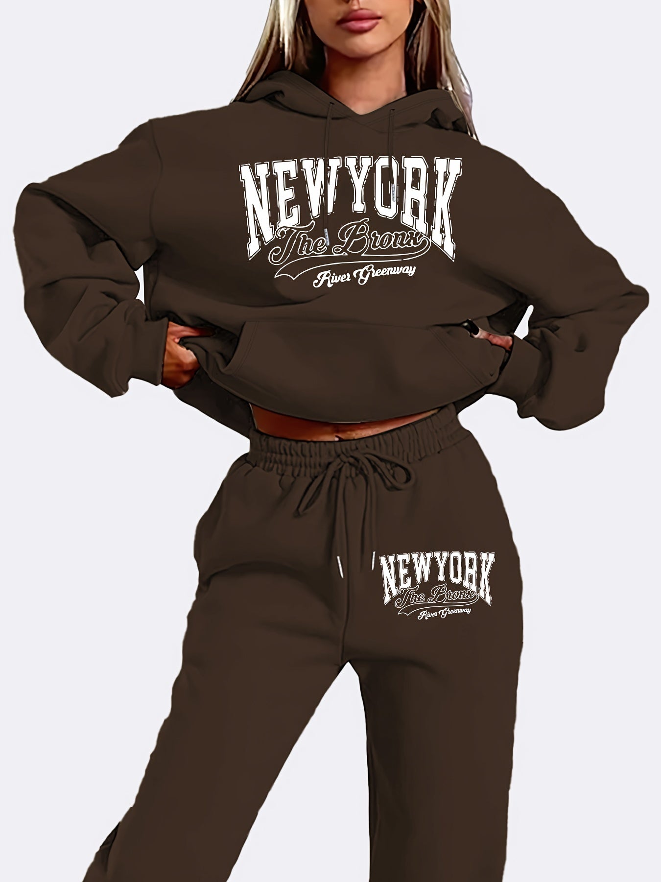 Women's Sporty Zip Up Tracksuit for Outdoor Fitness
