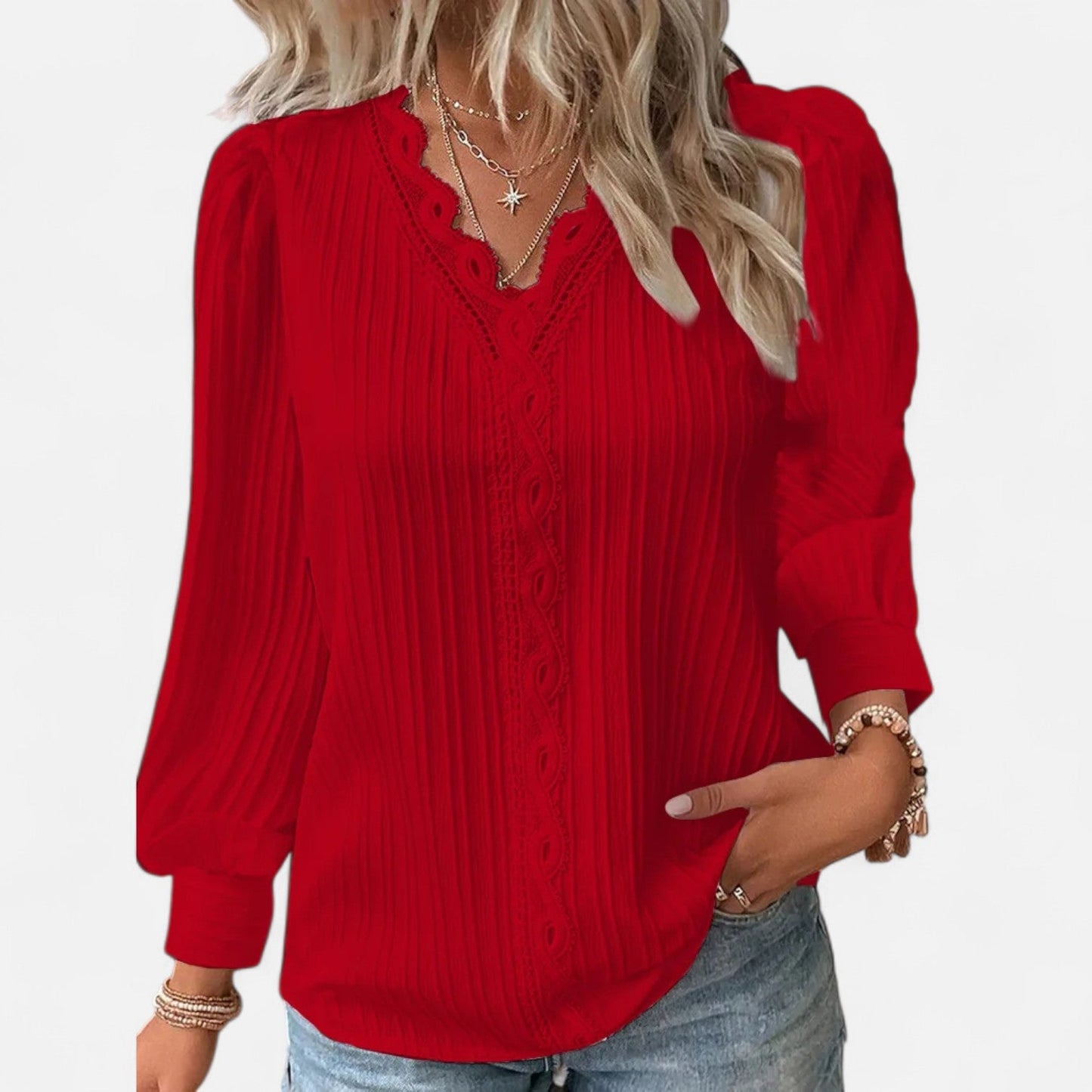 Elegant Fitted Women's Blouse