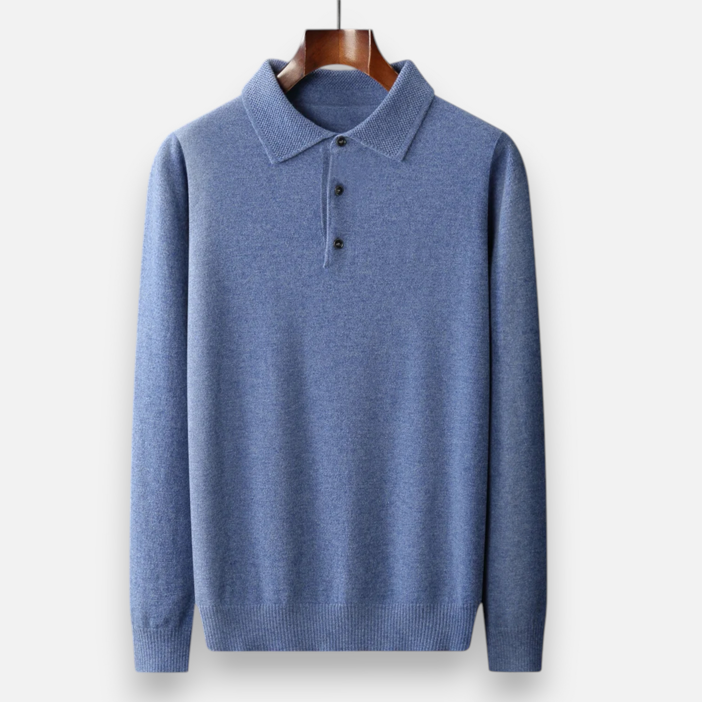 Premium Mens Wool Crew Neck Sweater - VogeLuxe