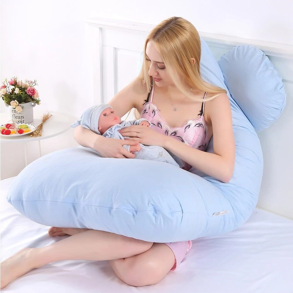Comfortable Full Body Maternity Pillow for Sleep Support