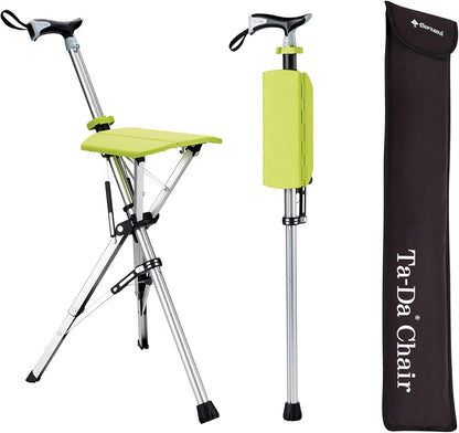 Hiking Staff with Built-In Foldable Seat
