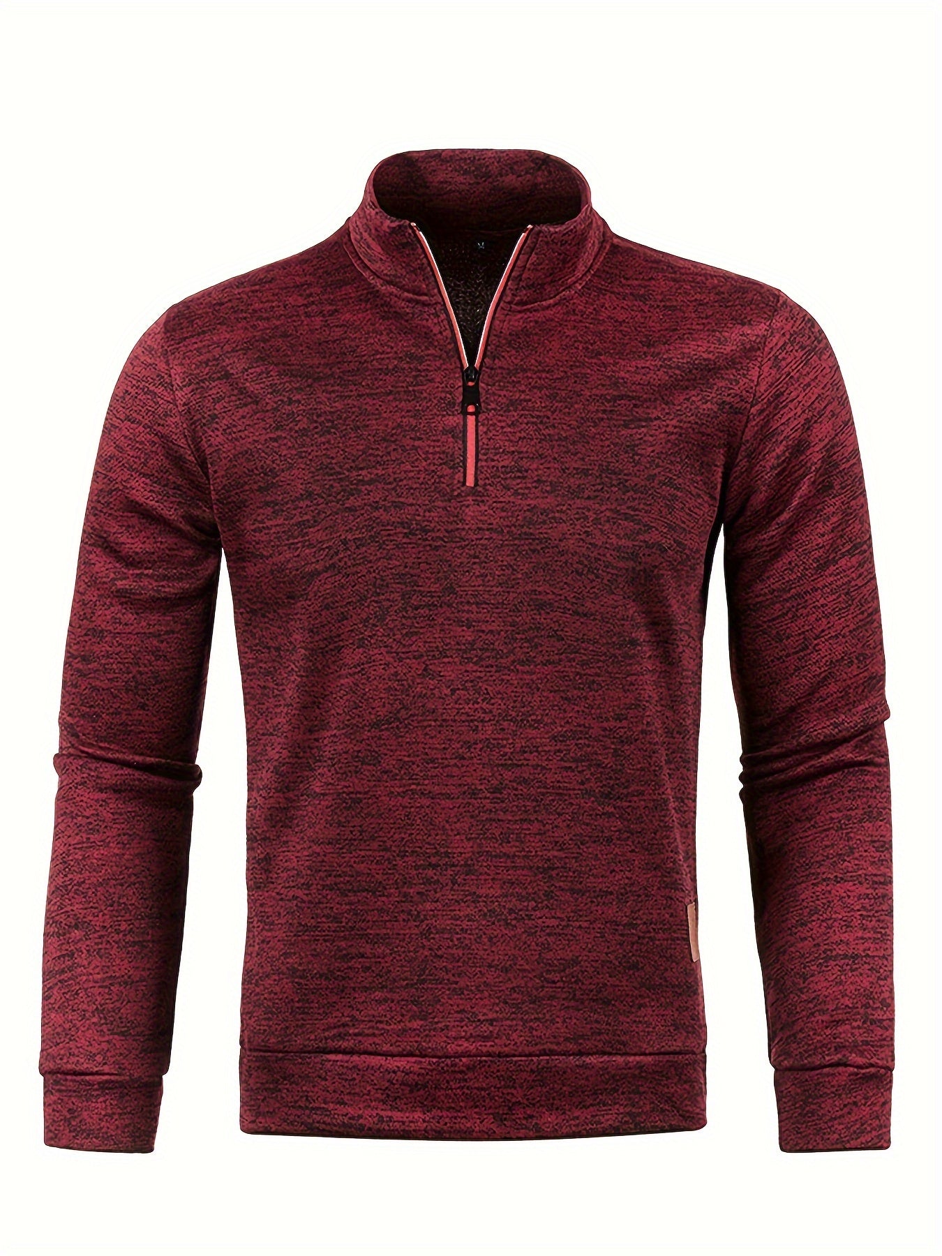 Classic Mens Winter Quarter Zip Sweater