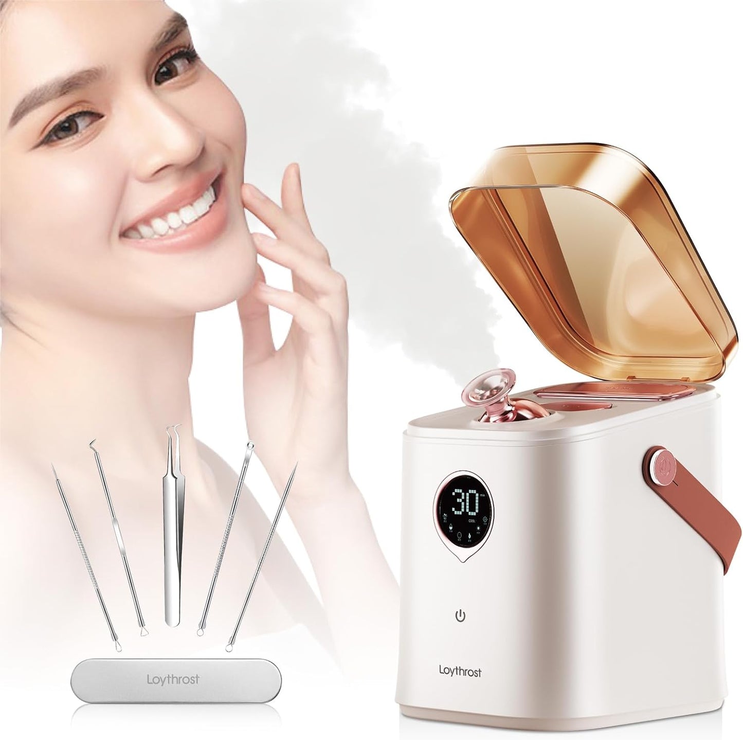 Pro Facial Steamer For Deep Pore Cleansing - VogeLuxe