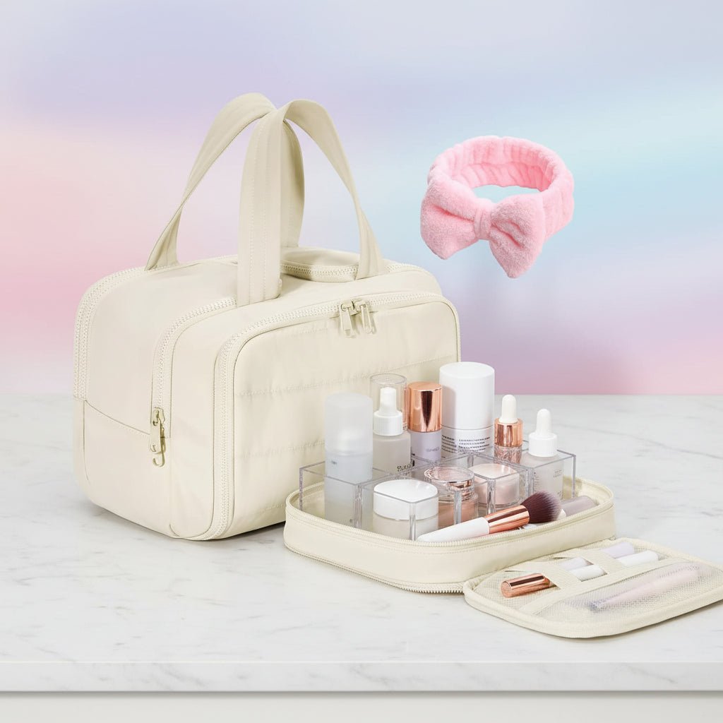 Waterproof Travel Makeup Case Wet Dry Bag Organizer - VogeLuxe