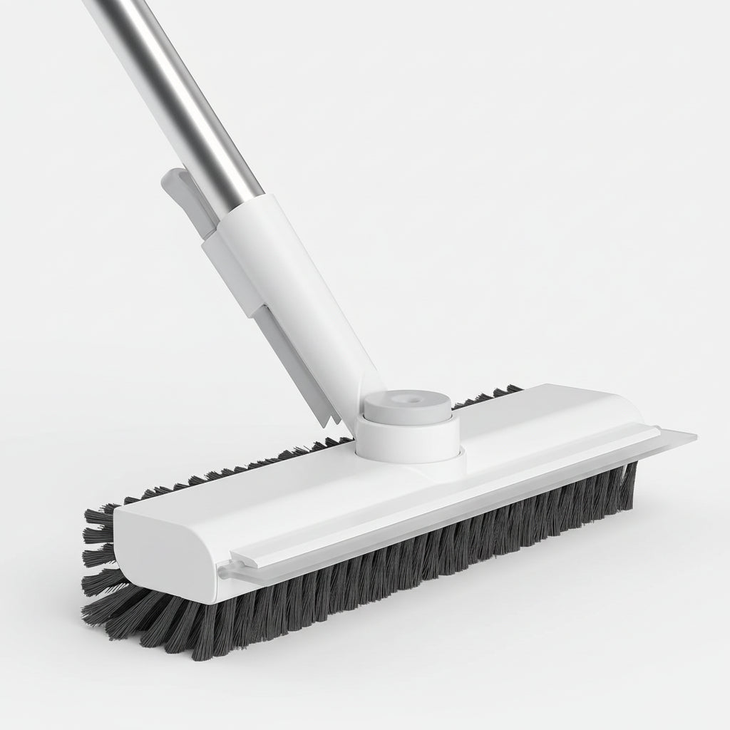 Heavy Duty Floor Scrubber Brush with Extendable Handle - VogeLuxe