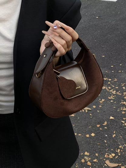 Versatile Faux Leather Crossbody Shoulder Bag