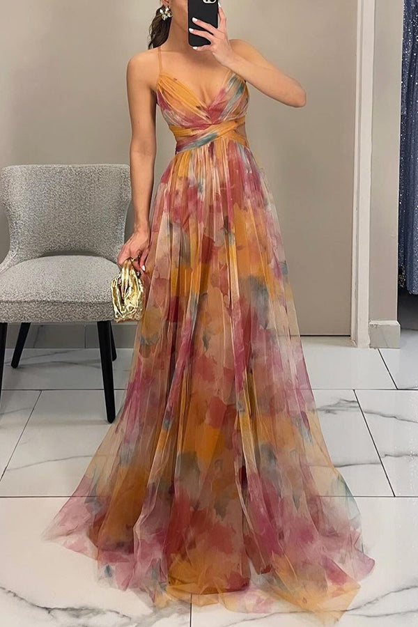 Beautiful Floral Long Dress for Women