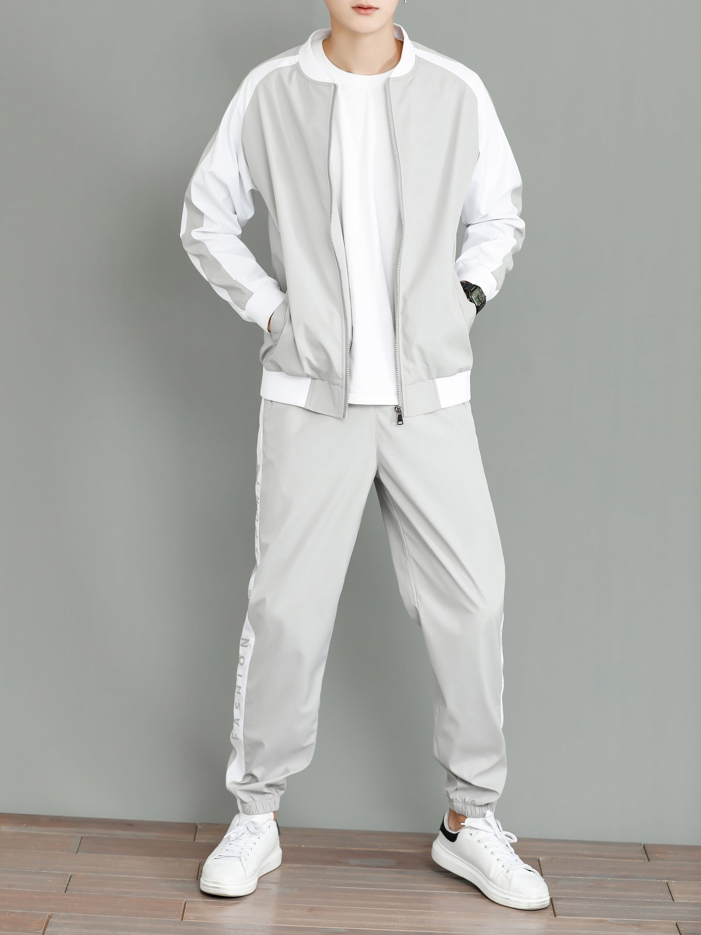 Comfortable Cotton Tracksuit with Pants for Men Casual Wear