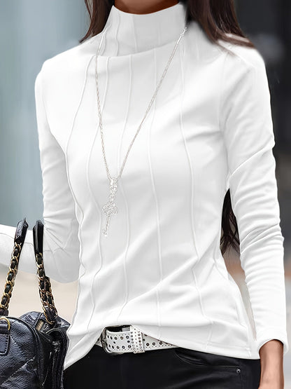 Women's Classic Crew Neck Winter Sweater Top