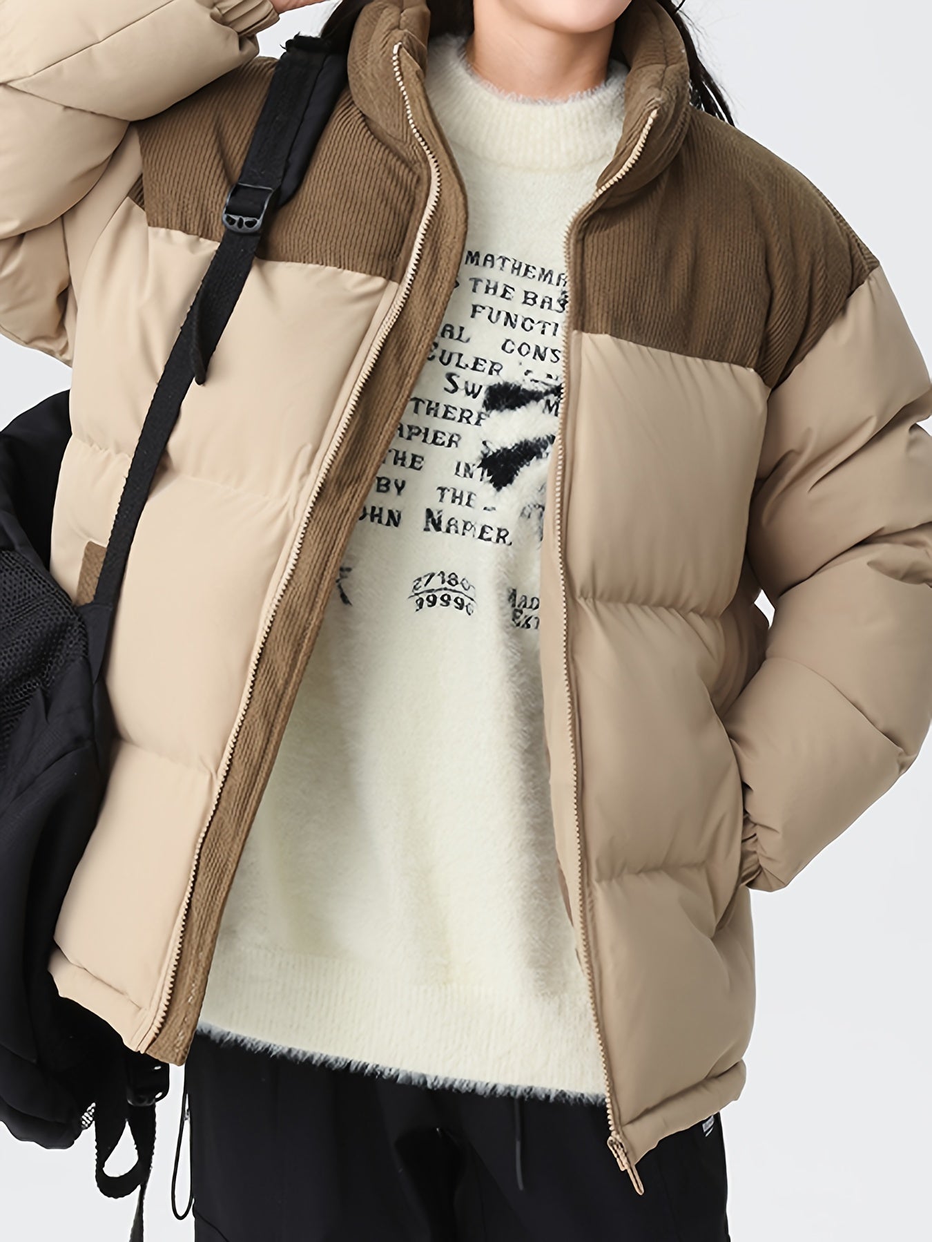 Cozy Insulated Men's Parka Jacket with Hood and Zip Pockets - BritishElegance