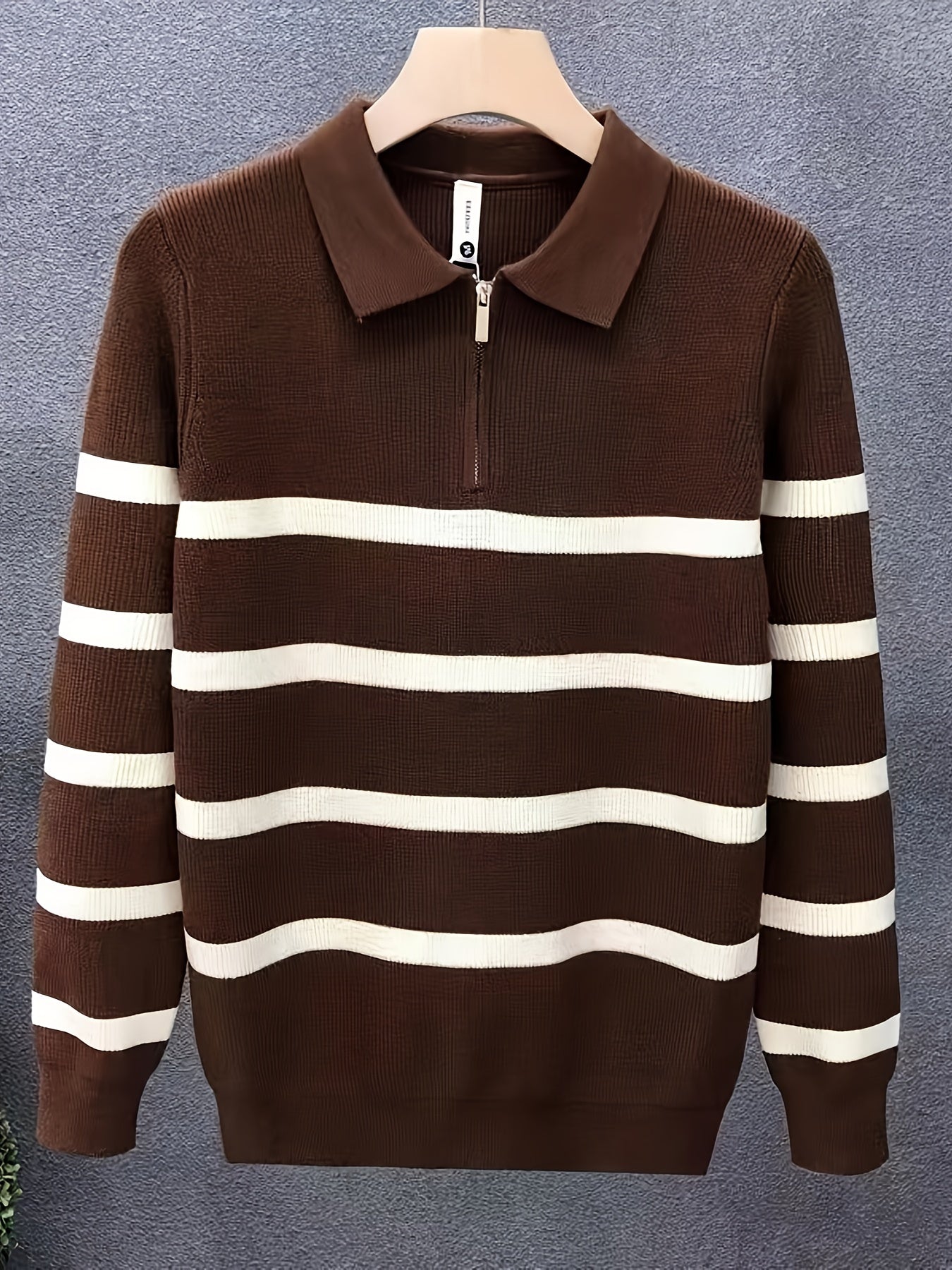 Cozy Winter Quarter Zip Sweater for Men