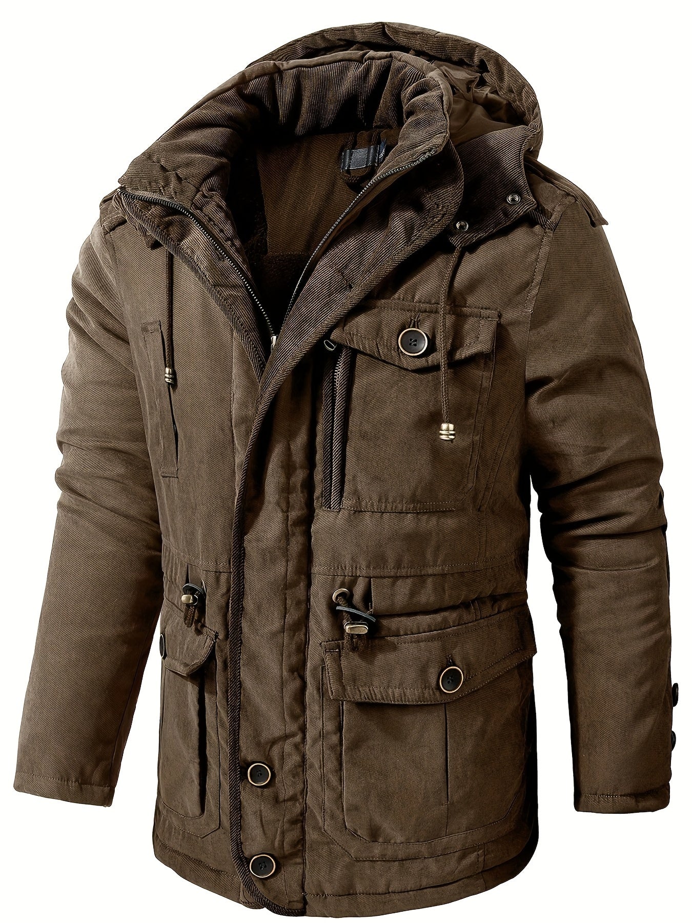 Warm Mens Waterproof Parka Jacket