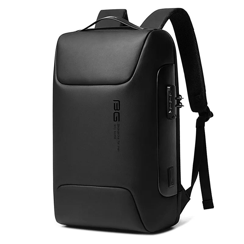 Secure Laptop Backpack 15.6in Waterproof Travel Bag